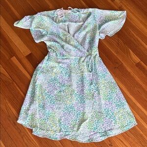 Monteau Floral Wrap Dress